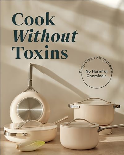 Nonstick Ceramic Cookware Set 12 Piece with Lids and Storage K7903