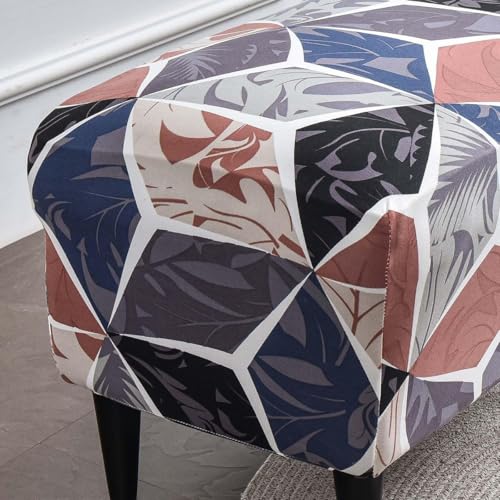 Rectangular Storage Ottoman Slipcover with Non-Slip Elastic Bottom A77978