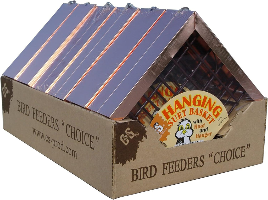Hanging Suet Basket with Roof Z328