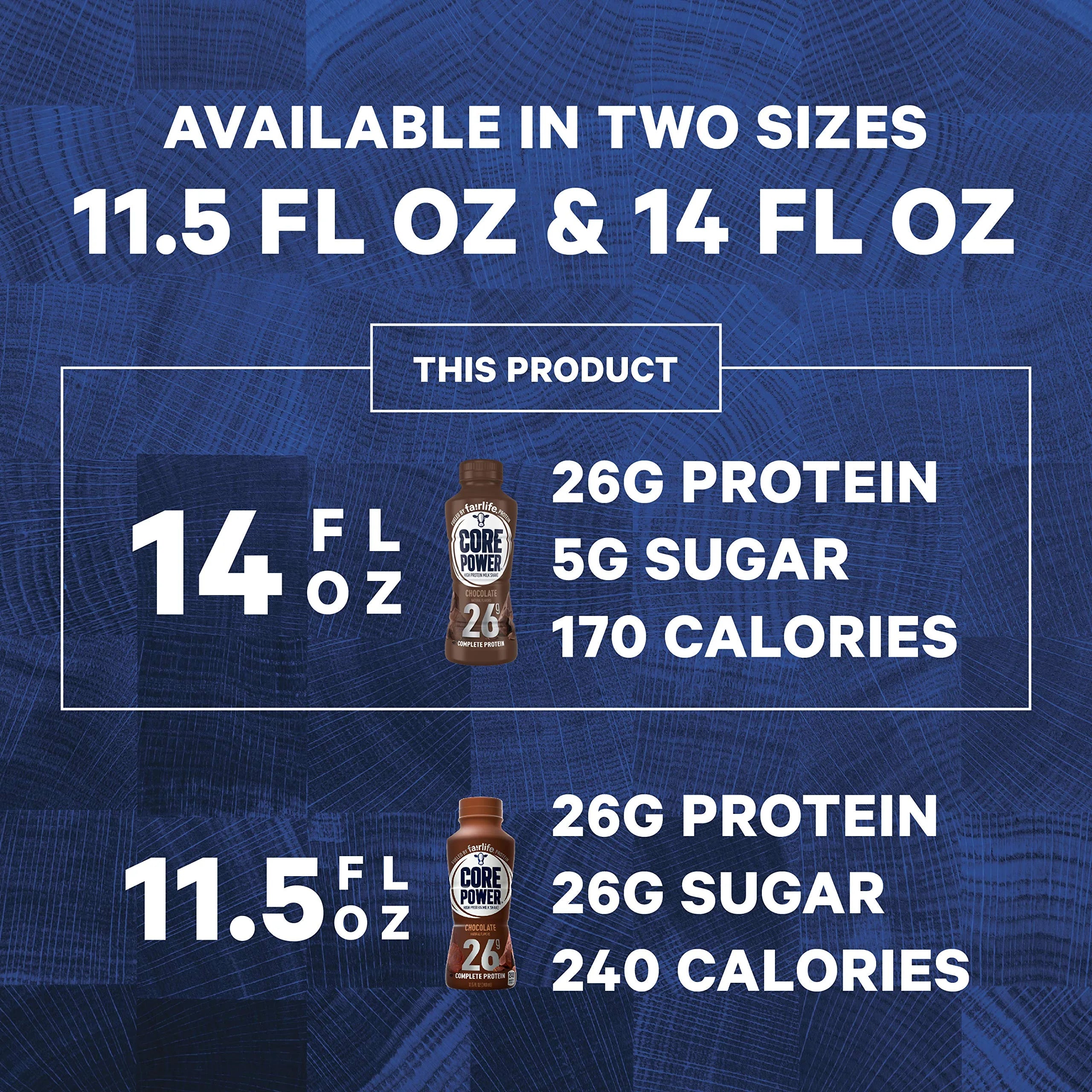 Chocolate Protein Shake, 14 fl oz, 12 Count Q620076