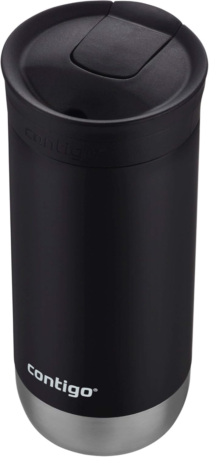 Stainless Steel Travel Mugs with Splash-Proof Lids H6405