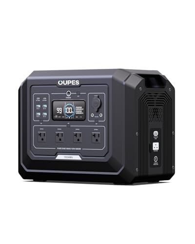 Portable Power Station 2000W, 1024Wh LiFePO4 Battery Generator Z92991