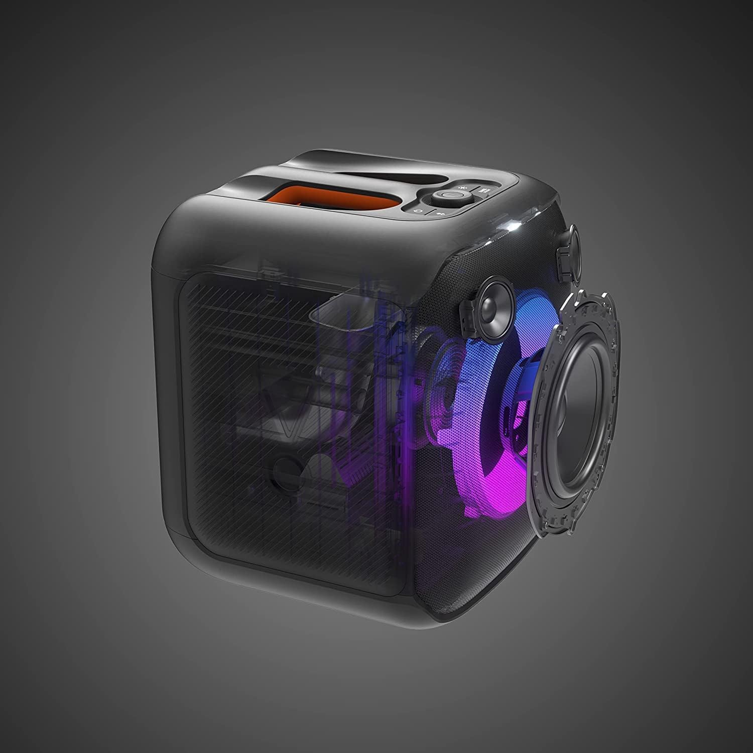 Portable Bluetooth Speaker with Dynamic Light Show, Splash Proof Design Y1781