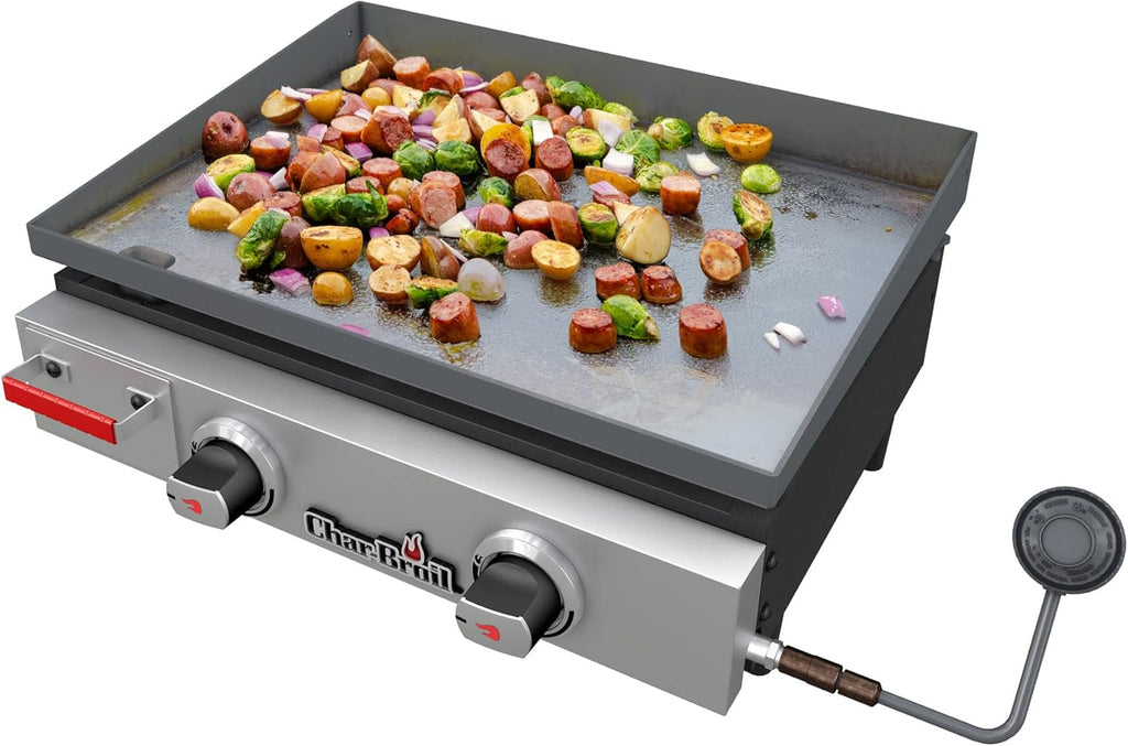 2-Burner Table Top Propane Gas Griddle U77641