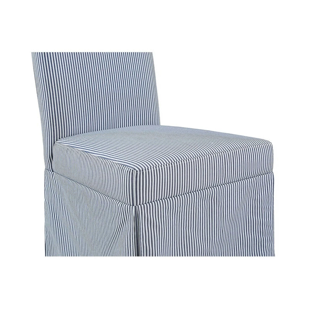 Navy Stripe Slipcover Dining Chair 2 Pack A856263