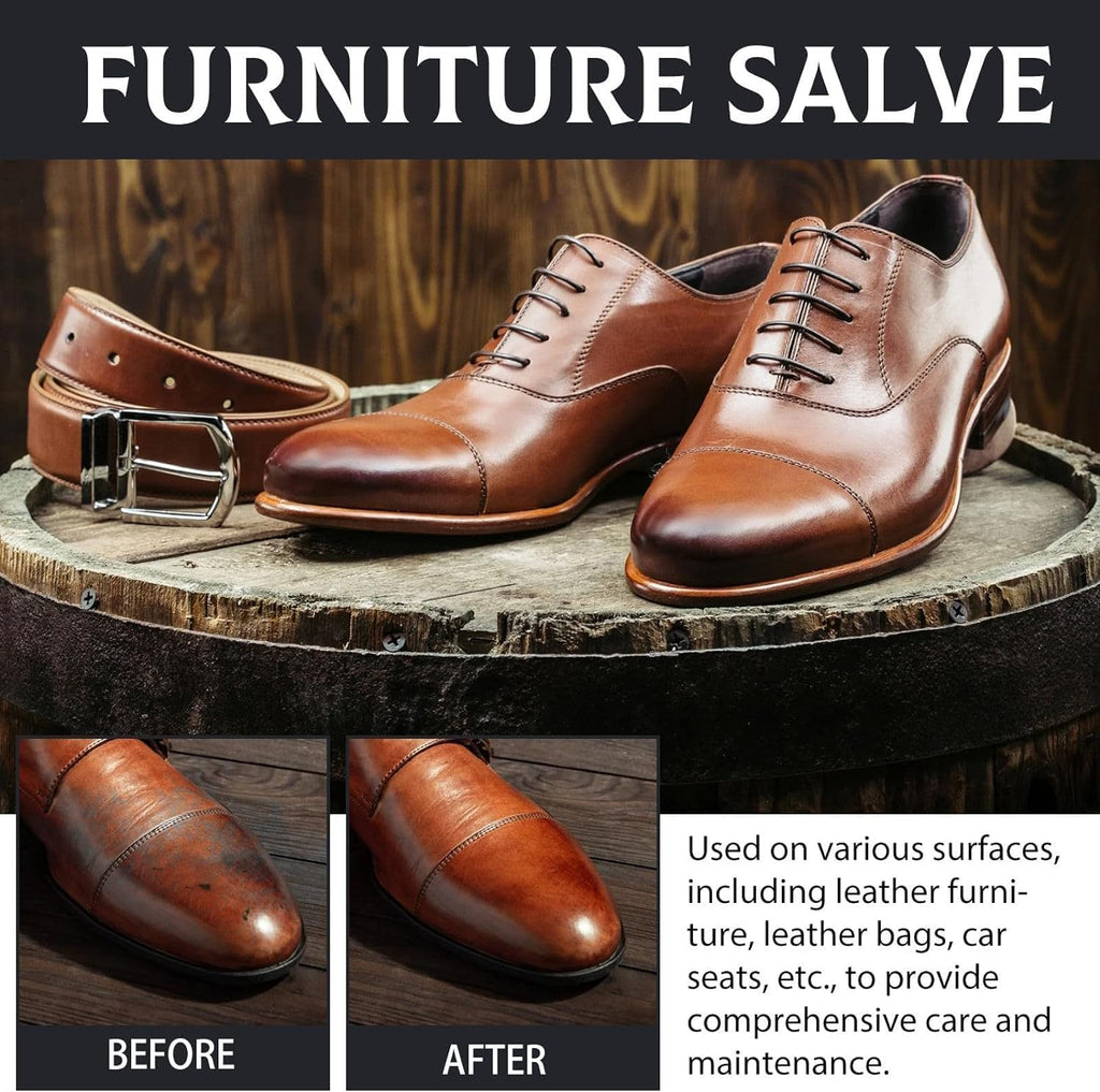 Leather Furniture Salve with Brush, 8.5 oz G903