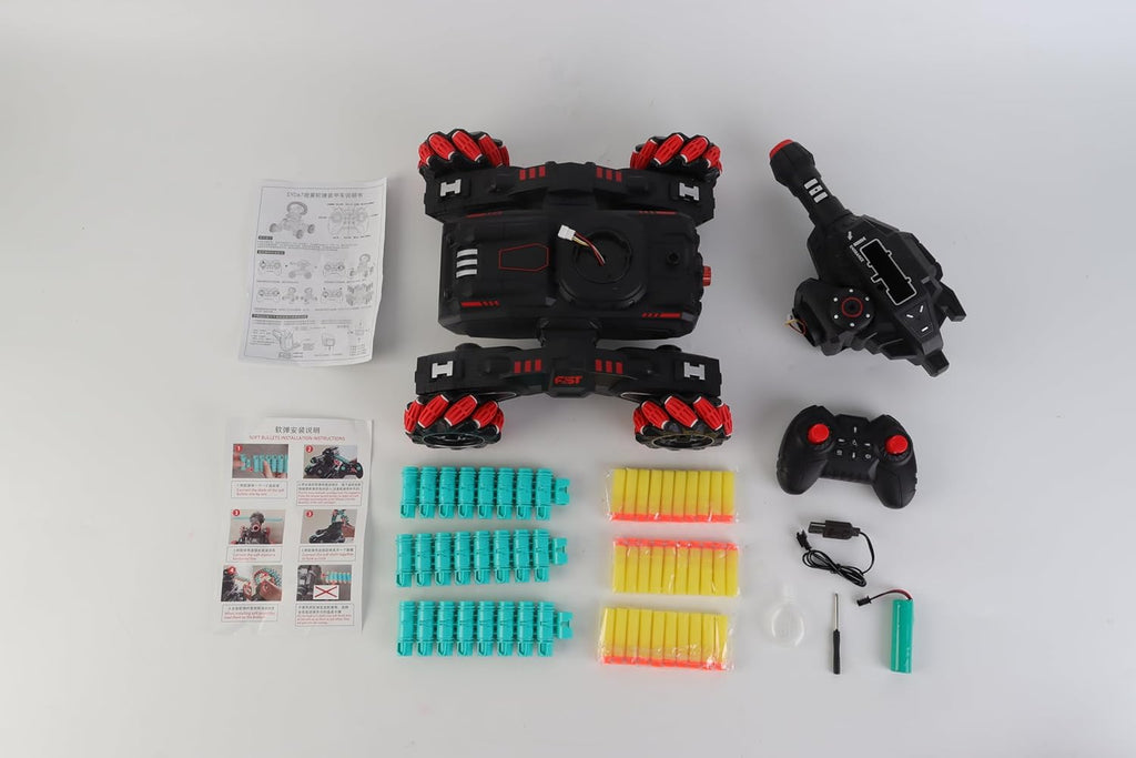 RC Battle Tank with Foam Dart Launcher for Kids I12962