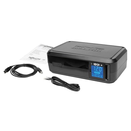 1500VA UPS Battery Backup & Surge Protector, 8 Outlets, LCD Screen A3775