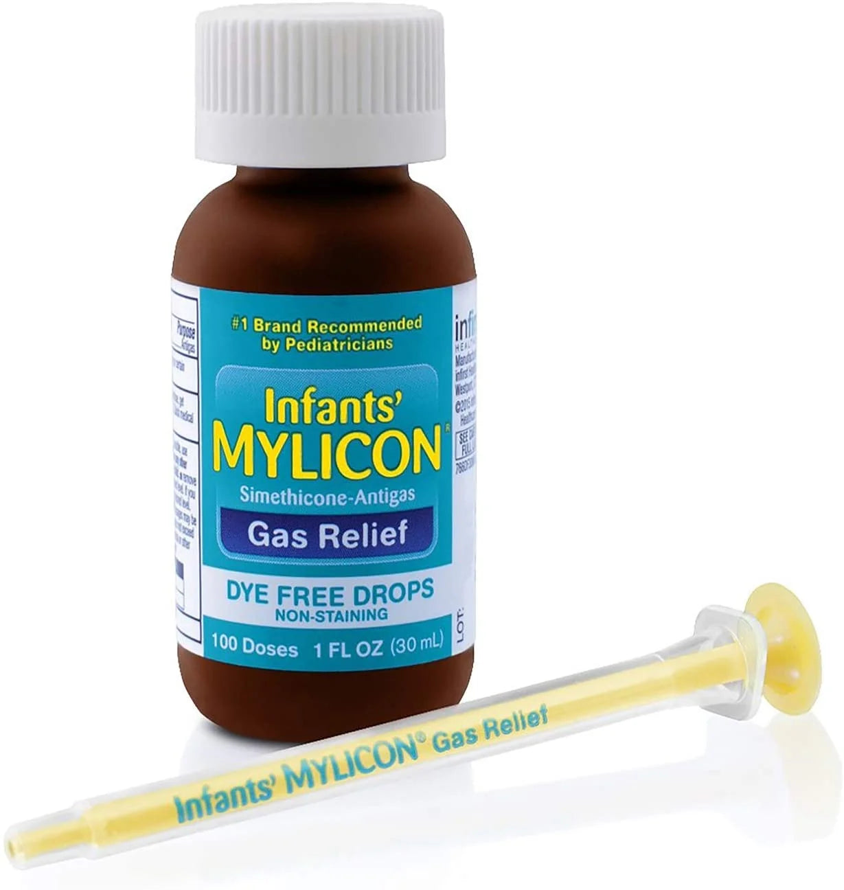 Gas Relief Drops for Infants, Dye Free, 1 oz (Pack of 6) H720568