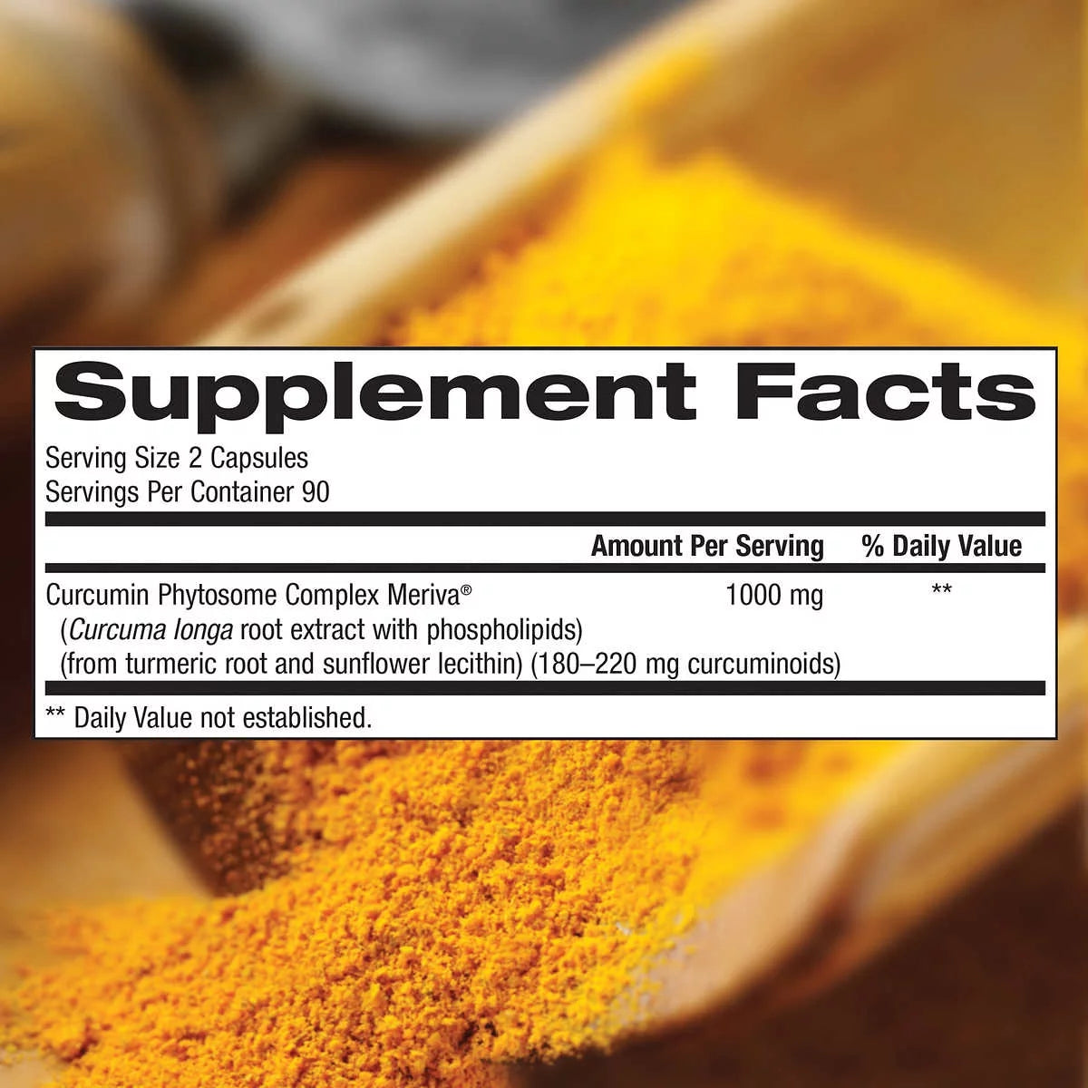 Turmeric 1000 mg, 180 Vegetarian Capsules W930