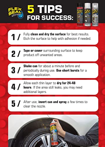 Waterproof Rubber Spray Sealant Coating, 14 oz, Red K504962