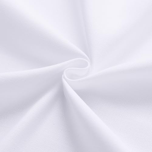 Natural Cream Linen Curtains 90 inch Long 2 Panels Semi Sheer Light Filtering D3435