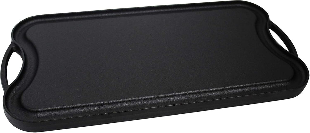 Cast Iron Reversible Grill Griddle with Handles, 20 Inch J386