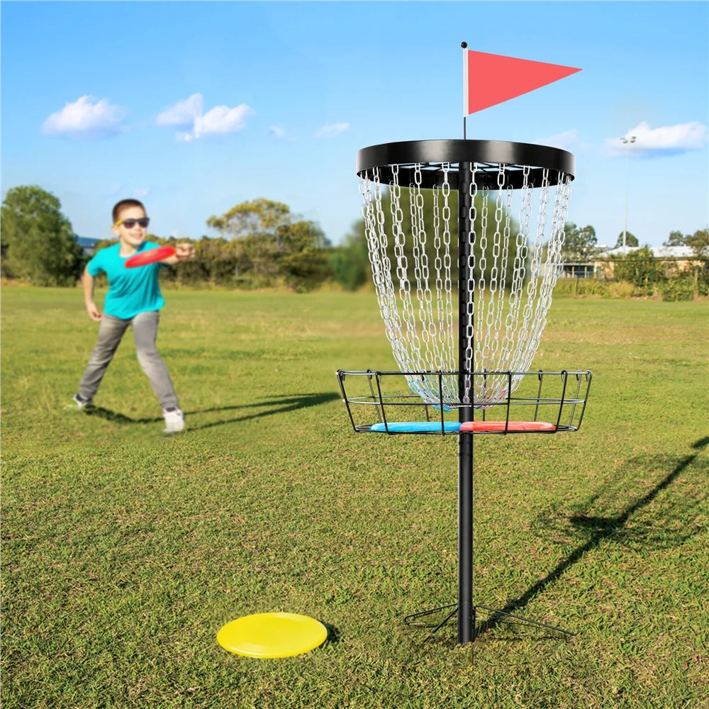 Disc Golf Goal with Carrying Bag and 3 Discs X622263