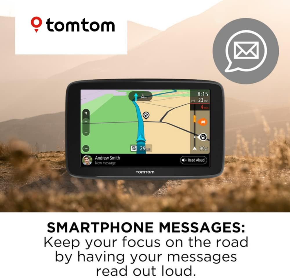GPS Navigation Device with Wi-Fi Updates and Real-Time Traffic Y8562