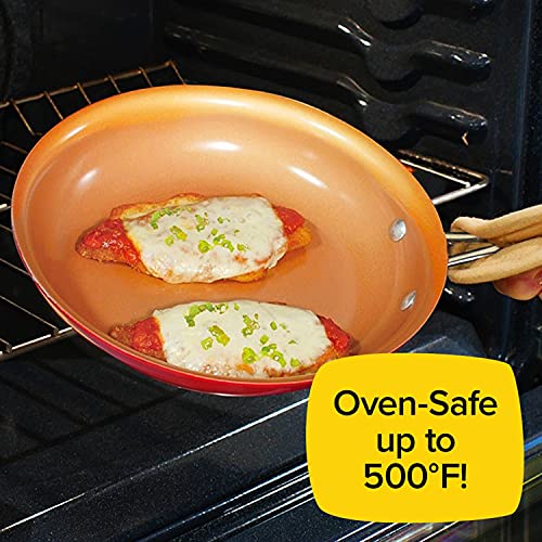 10 inch Ceramic Copper Non-Stick Fry Pan Skillet T42643