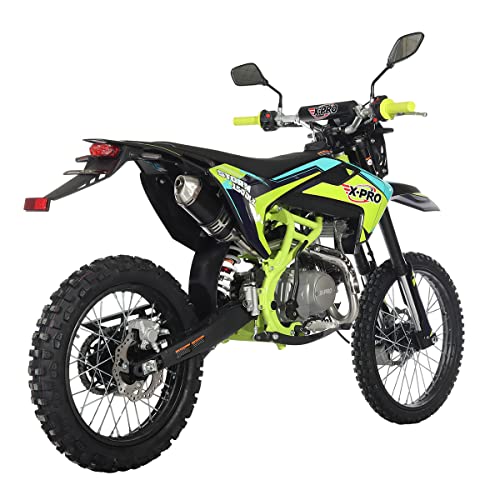 150 Dirt Bike 4-Speed Manual Transmission, Electric/Kick Start, 19"/16" Tires R9795