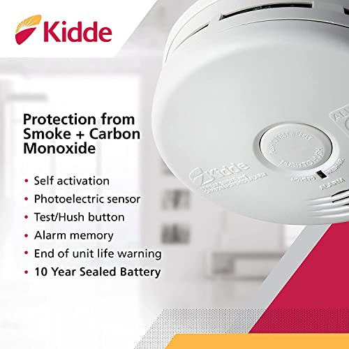 Smoke & Carbon Monoxide Detector Combo with 10-Year Battery N4358