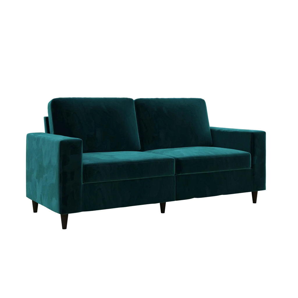 Green Velvet 3 Seater Sofa R889