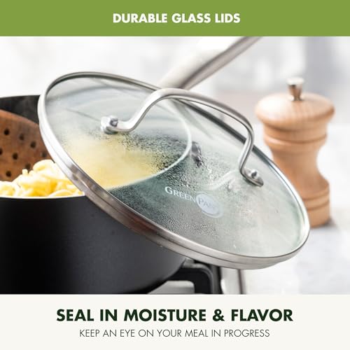 Hard Anodized Ceramic Nonstick 3QT Saucepan Pot with Lid S87909