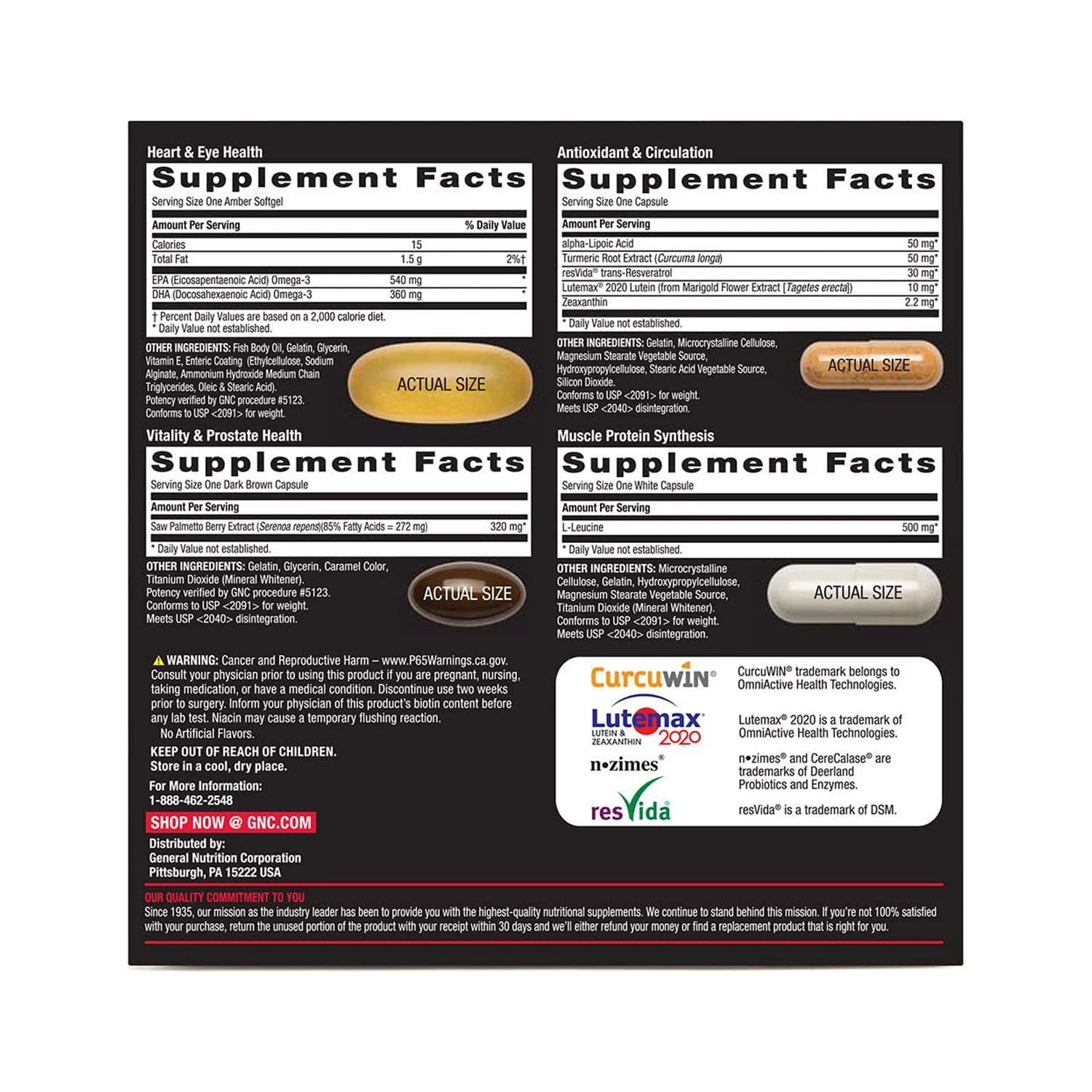 Whole Body Multivitamin Supplement, 30 Packs H775937