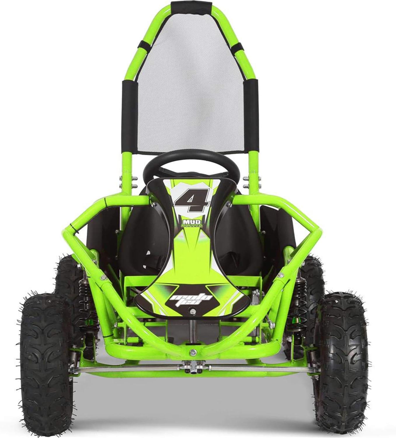 98cc Go Kart with Full Suspension, Green H6599