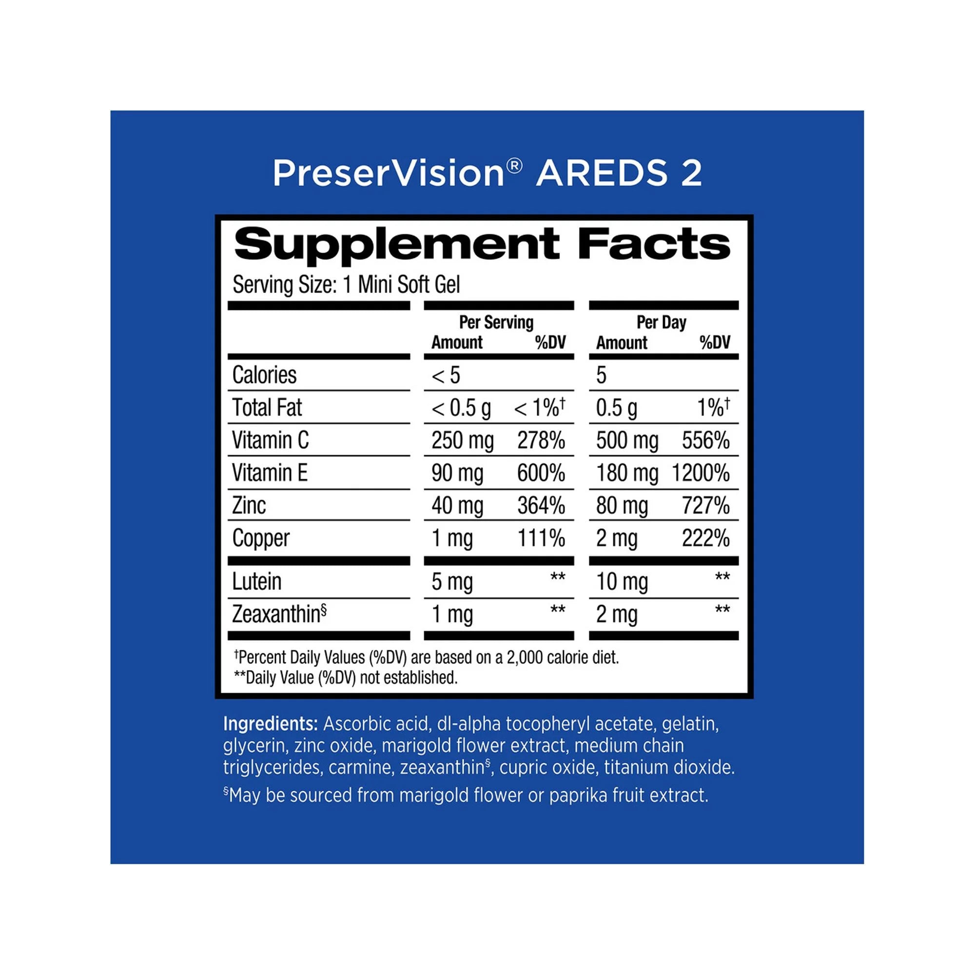 Eye Vitamin and Mineral Supplement, 10 Count L80995