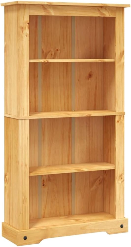 4-Tier Bookcase Mexican Pine Bookshelf E663