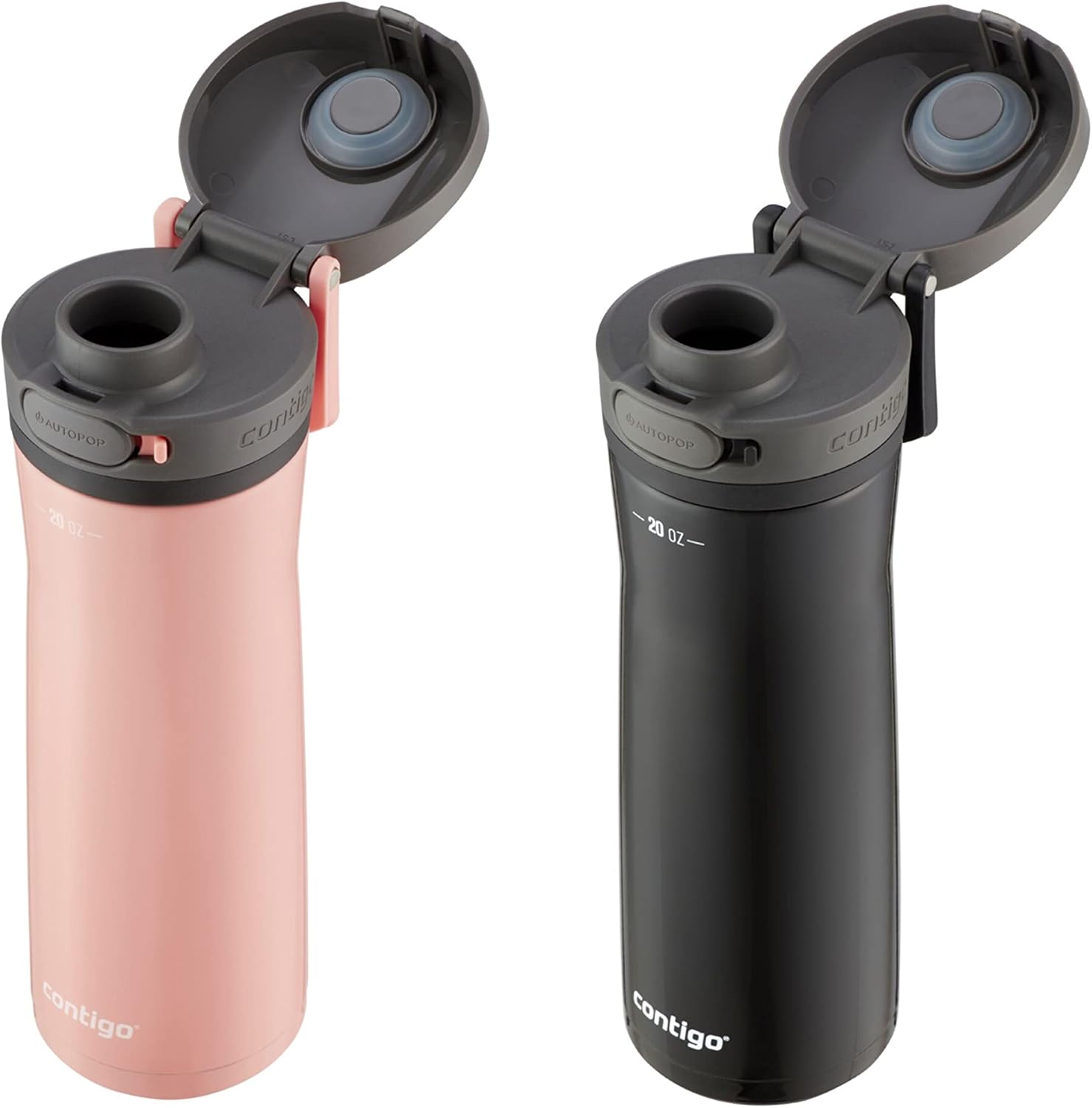 20oz Vacuum-Insulated Stainless Steel Leak-Proof Travel Mug & Water Bottle X370
