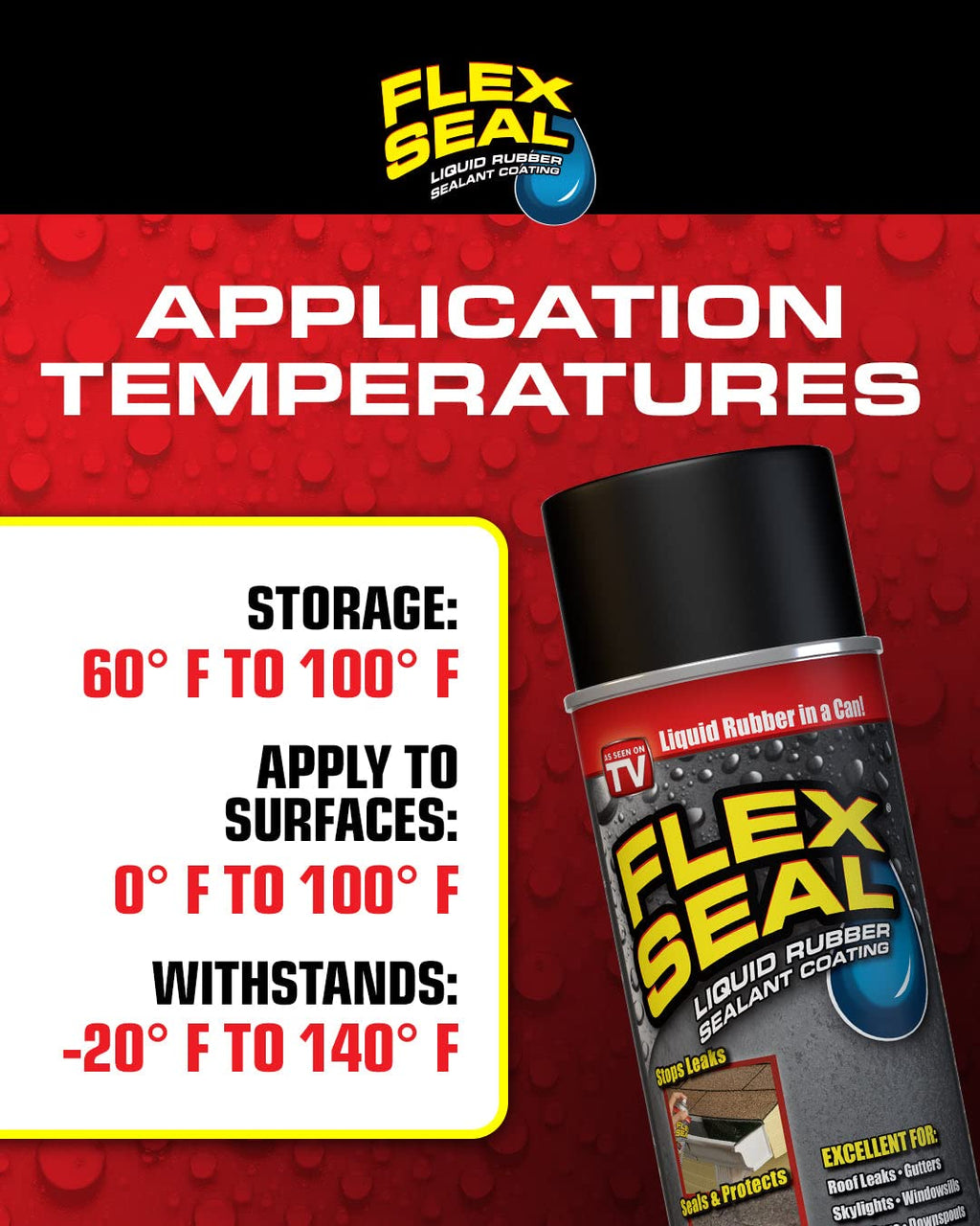 Rubber Sealant Spray Coating, Black, 14 oz, 6 Pack I470