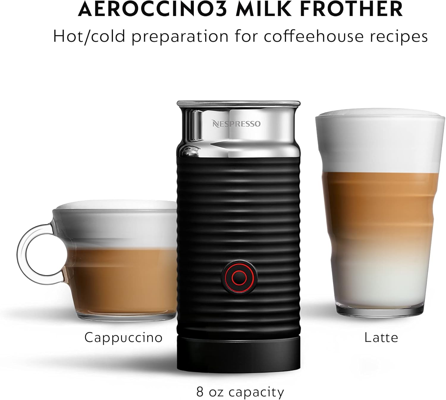 Coffee and Espresso Machine with Milk Frother, Matte Black Rose Gold H45821
