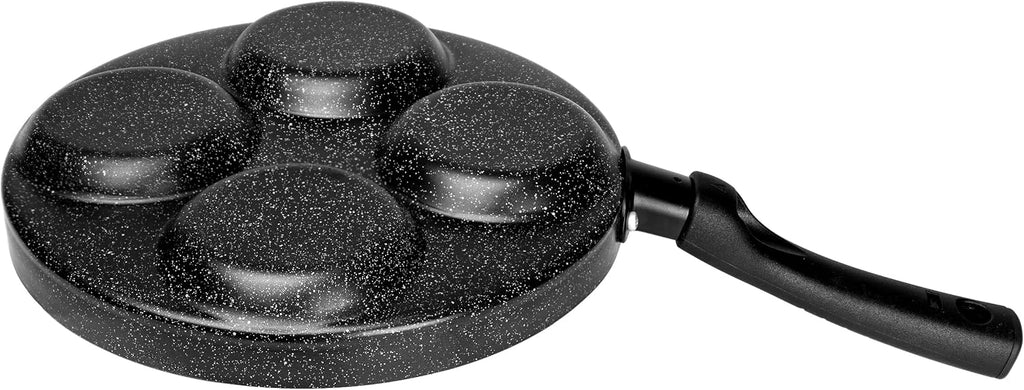 Egg Frying Pan, 4-Cup Nonstick with Lid and Spatula Q540