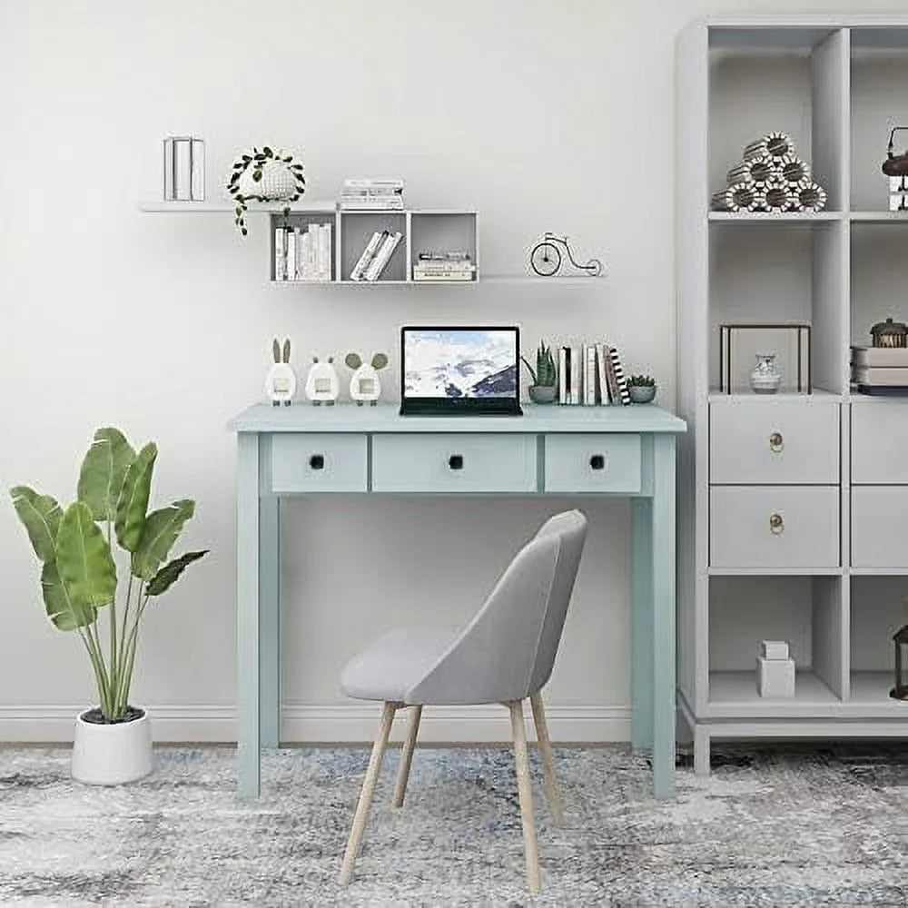 Small Writing Desk with Drawers for Home Office Study U832