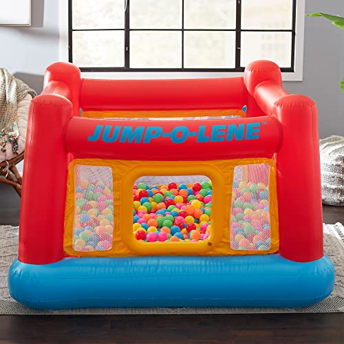 Inflatable Playhouse Trampoline Bounce Castle with Crawl-Thru Door for Kids X9719