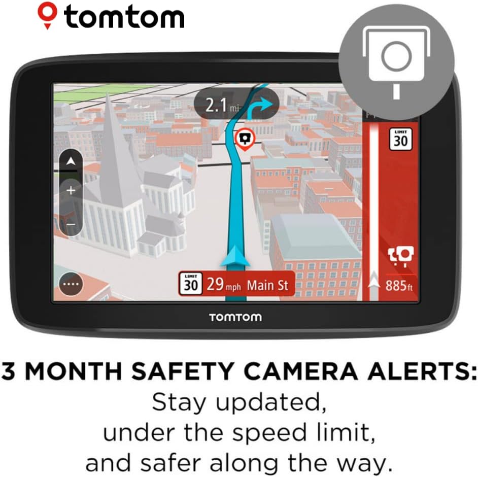 GPS Navigation Device with Wi-Fi Updates and Real-Time Traffic Y8562