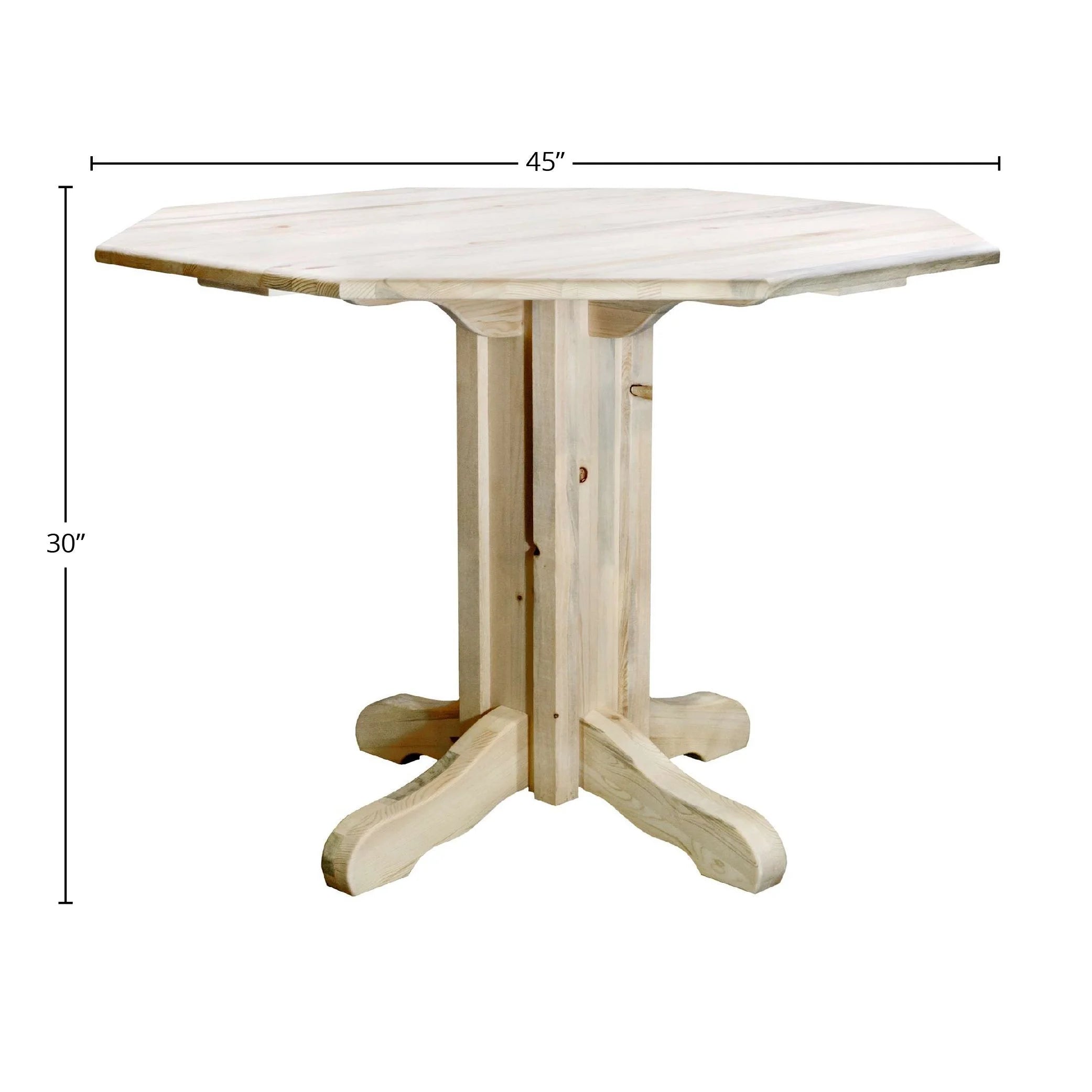 Center Pedestal Table, Ready to Finish C5946