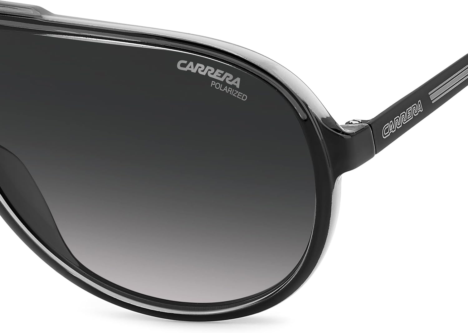 Polarized Grey Pilot Sunglasses for Men C7966