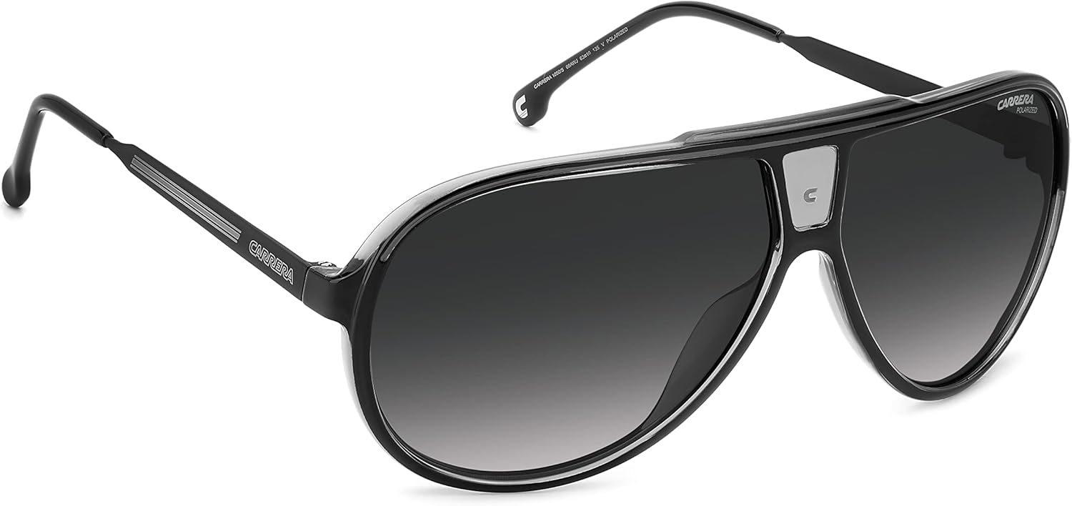Polarized Grey Pilot Sunglasses for Men C7966