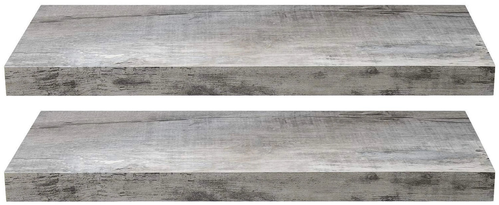 Floating Wall Shelf - Gray Wood F872982