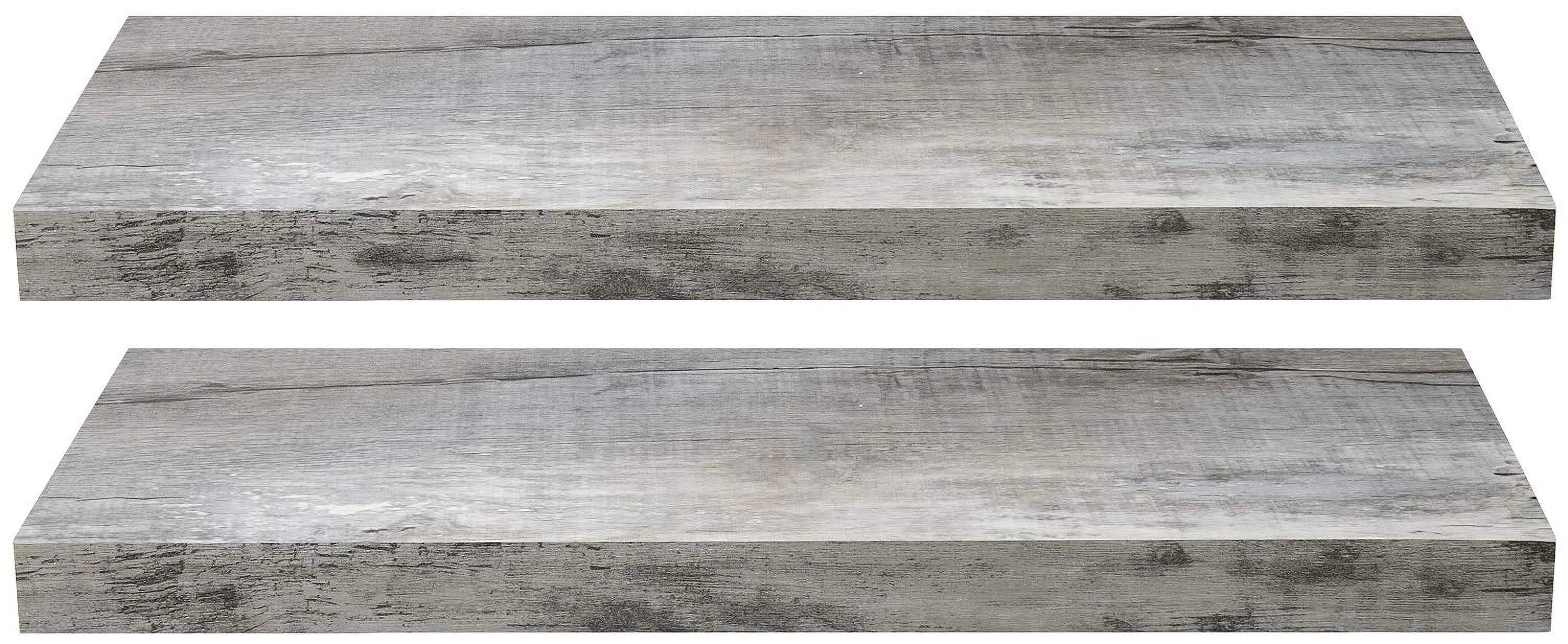 Floating Wall Shelf - Gray Wood F872982