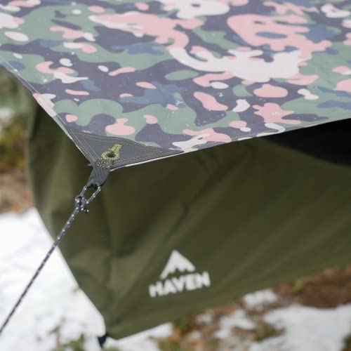 Lay Flat Hammock Tent with Mosquito Net, Insulated Pad and Rainfly D732