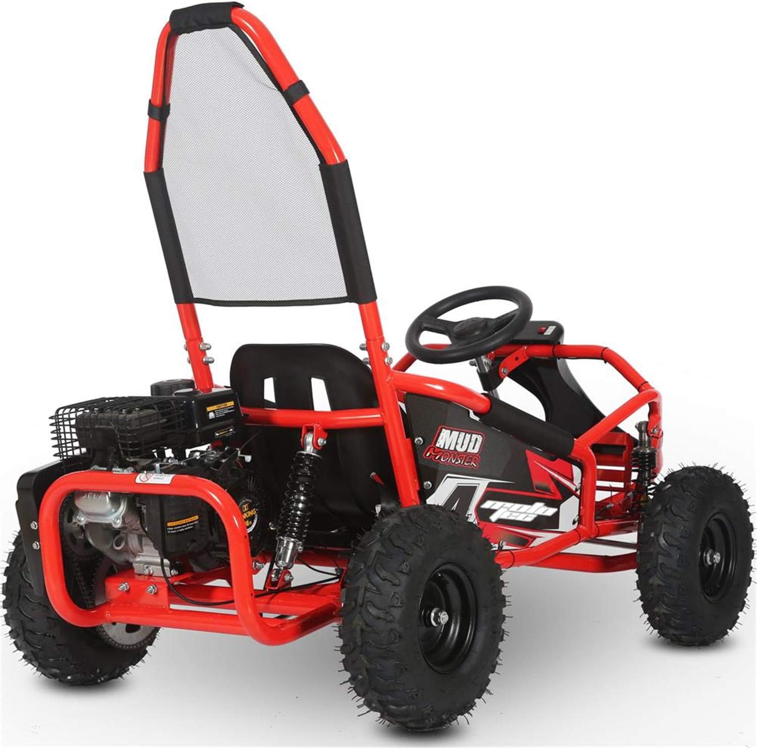 98cc Go Kart with Full Suspension, Red T6367