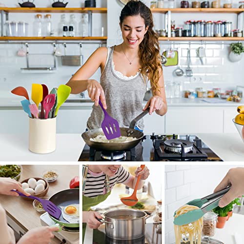Silicone Utensil Set, 10 Pieces, Food Grade, Heat Resistant H4027