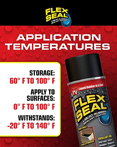 Waterproof Rubber Spray Sealant Coating, 14 oz, Red K504962