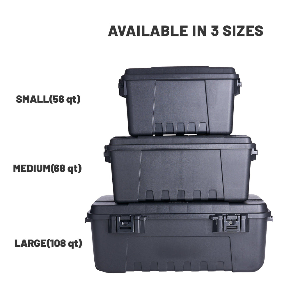 Lockable 27-Gallon Storage Box, OD Green D5201