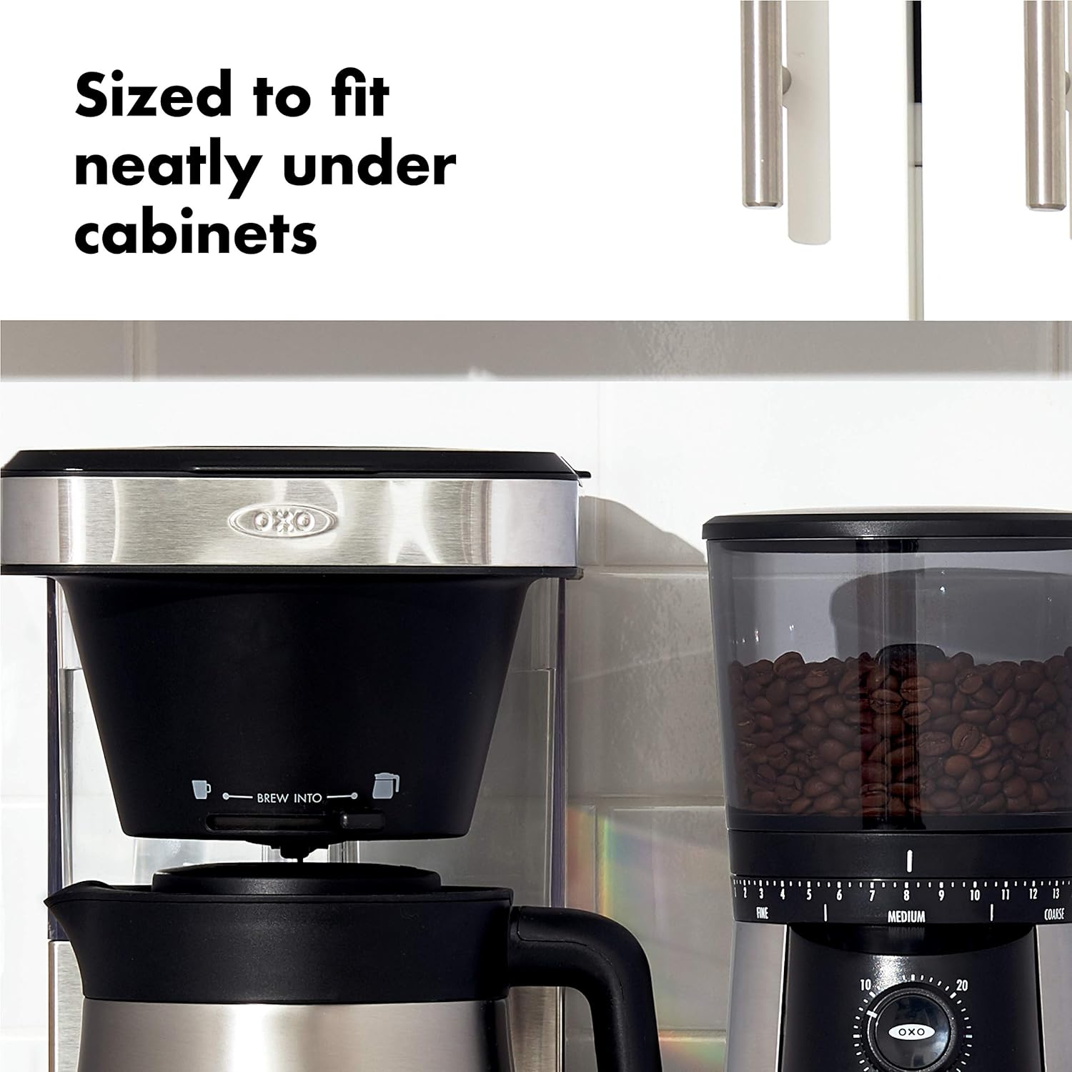 8 Cup Coffee Maker with Stainless Steel Thermal Mug O457109