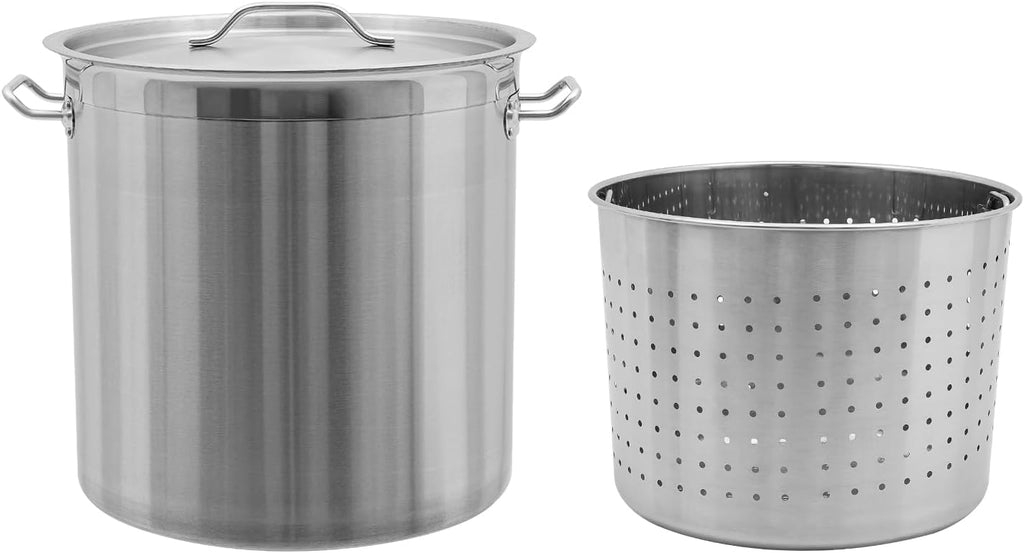 Stainless Steel Stock Pot for Seafood Boil with Handle J887851