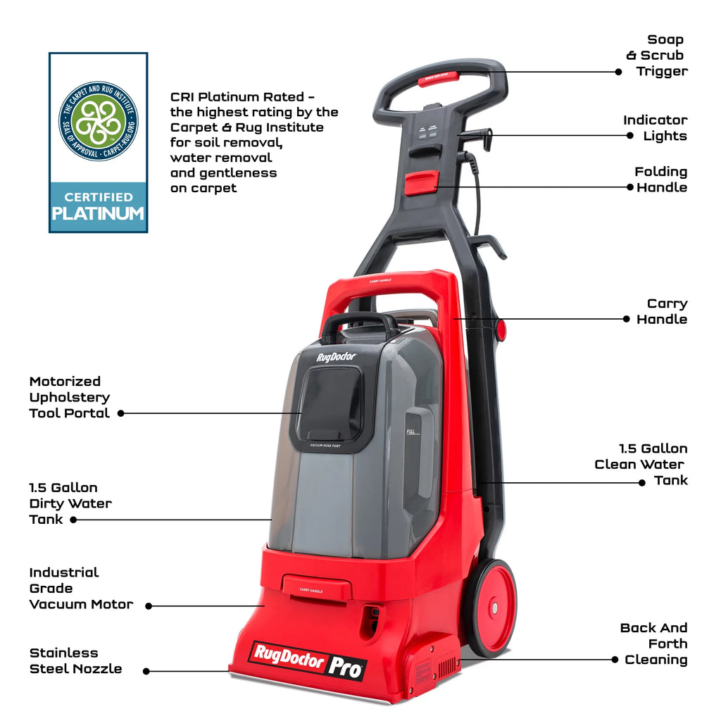 Commercial Carpet Cleaner, Red X771