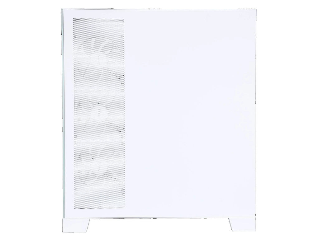 White Dual USB3.0 and Type C Tempered Glass ATX Mid Tower Gaming Computer Case with 4 x 120mm ARGB Fans J9160