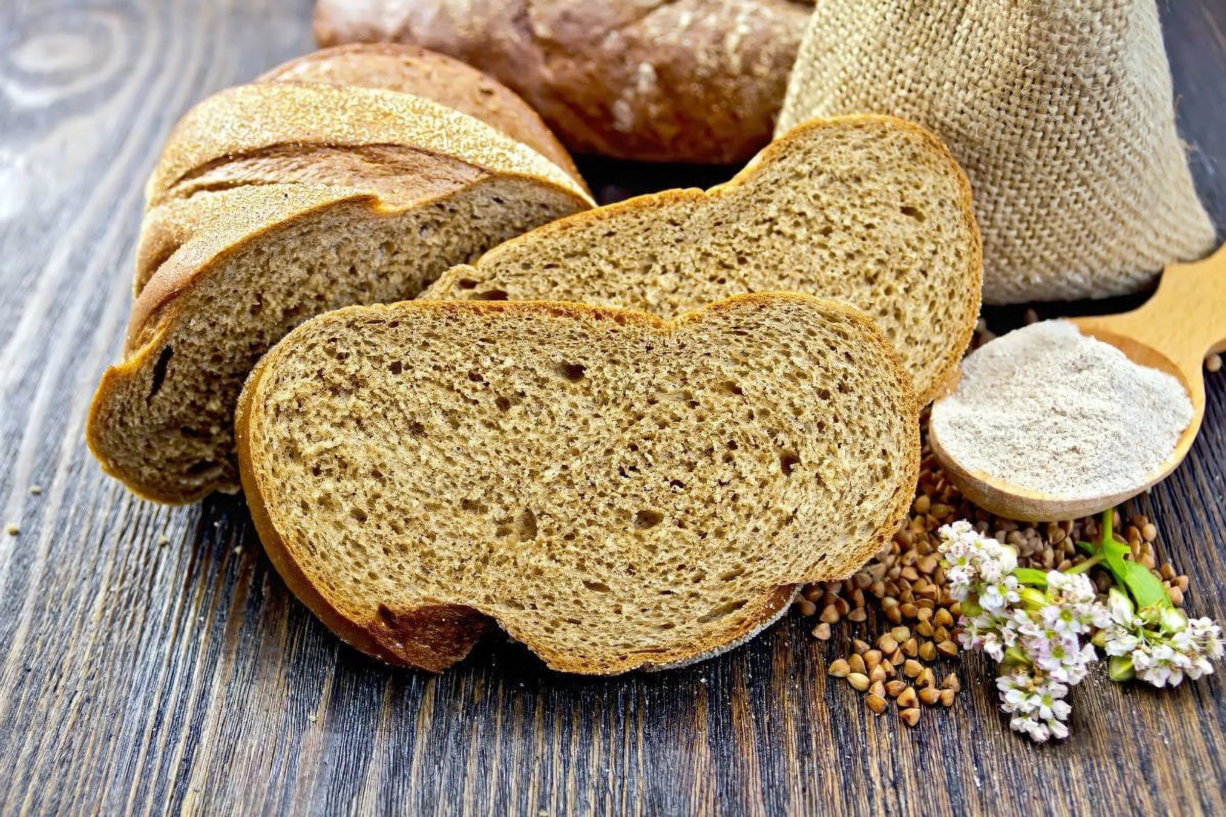 Organic Whole Grain Buckwheat Flour, 4 Pounds, Non-GMO, Vegan H5152